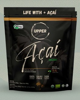 Upper Acai Pulp 15% Unsweetened Organic 12 x 400g